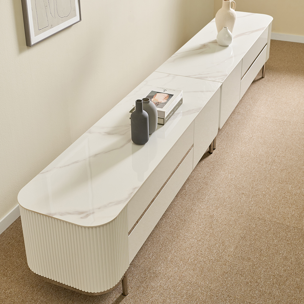 레릭 2600 템바보드 티비다이 장식장 세라믹 거실장