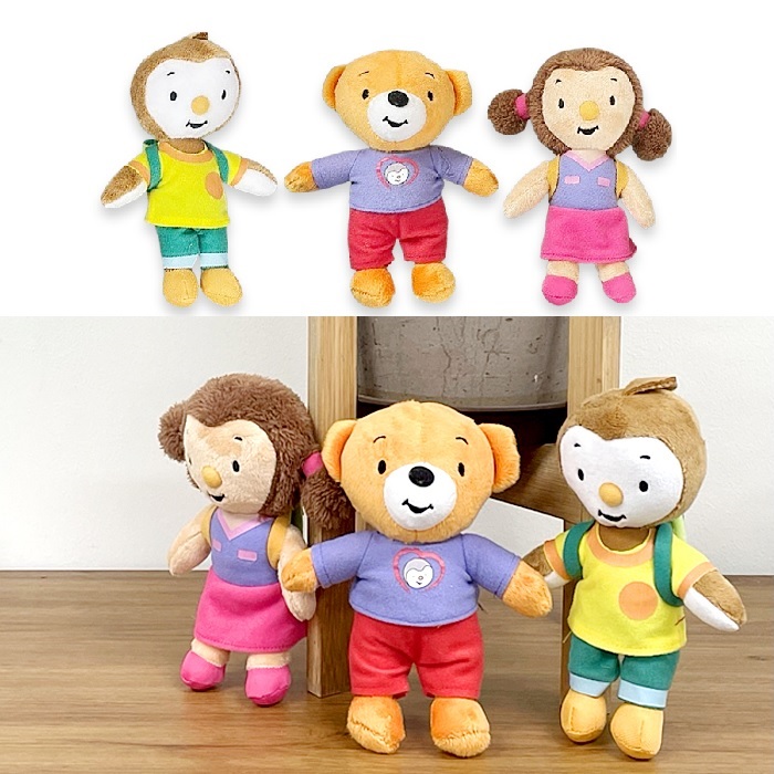 추피 친구들 인형 3종 프랑스 정품 두두 랄루 필루 세트 - 상품 이미지