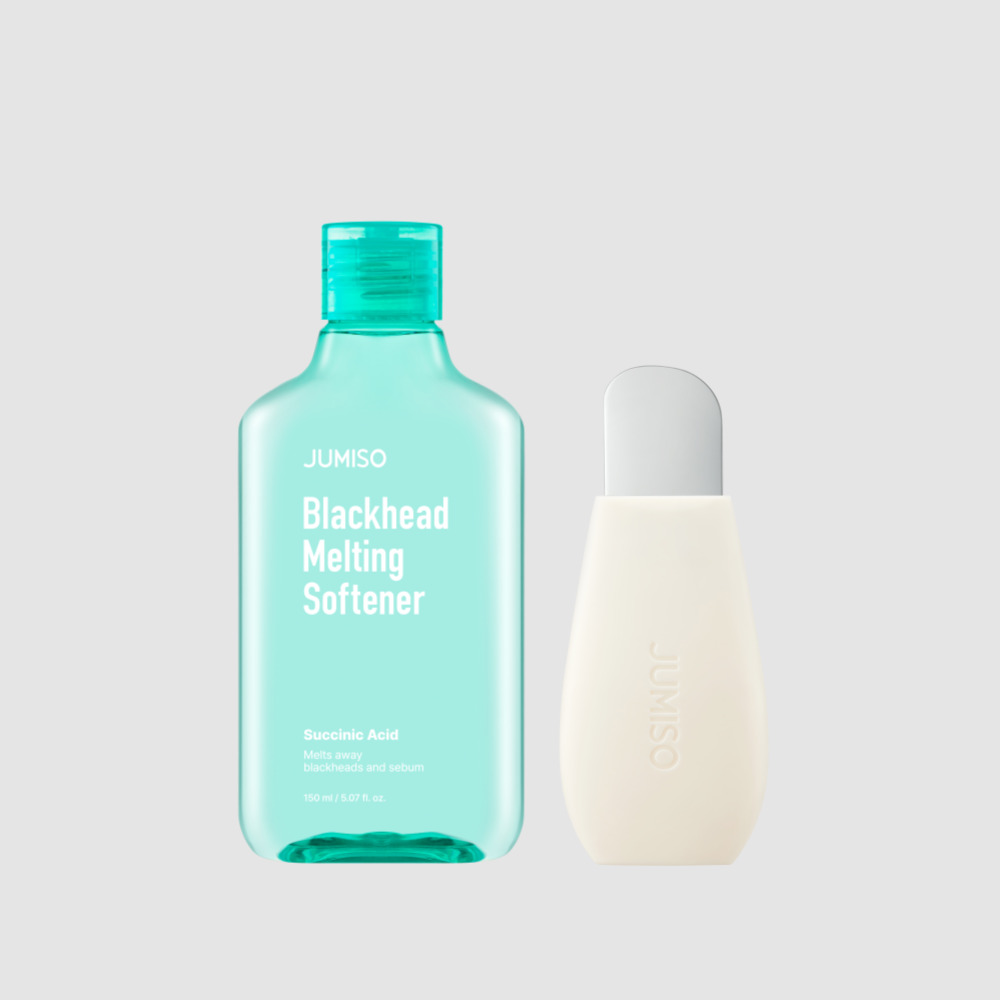 [블랙헤드케어세트] 주미소 블랙헤드 멜팅 소프트너 150ml 화장솜 증정 기획세트+블랙헤드 제거기 (+밀착 화장솜 80매 증정) - 상품 이미지