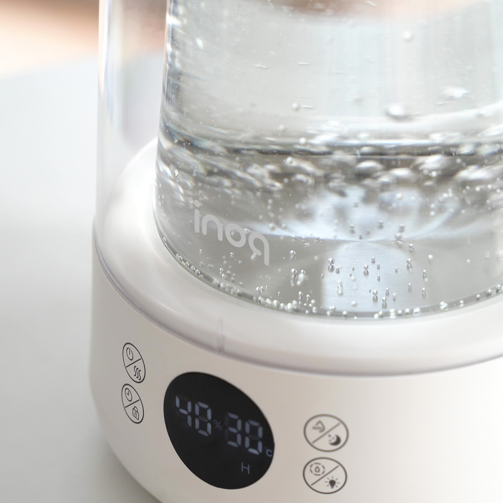 가열살균 가습기 가정용 유리스테인리스 3.5L 아기 신생아 유아 가열식가습기 MF-25W