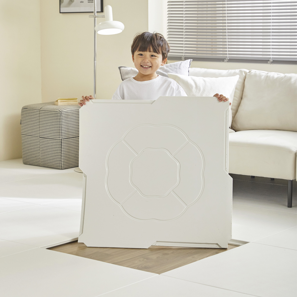 층간소음매트 아기 유아 시공 거실 놀이방 바닥 플로리아 이든 매트 70x70x2.4cm - 상세 이미지 2