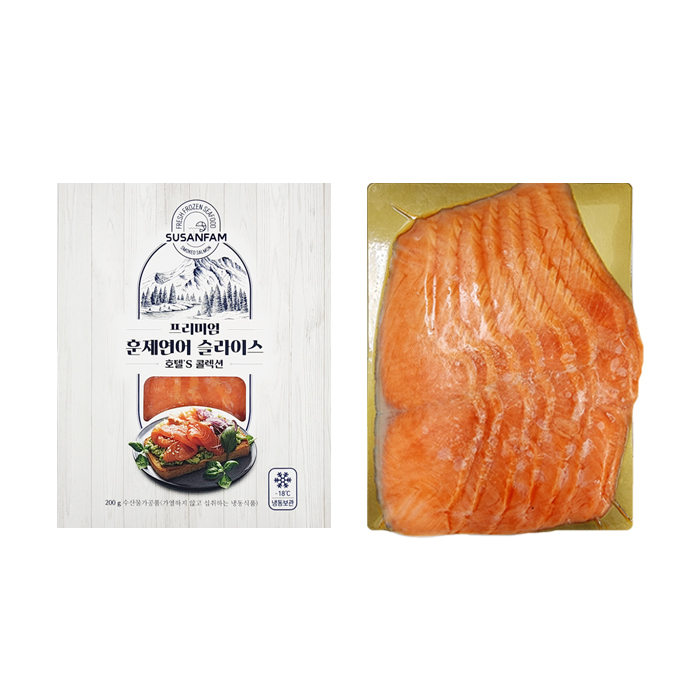 수산팜 호텔픽 프리미엄 훈제연어 200g - 상세 이미지 3