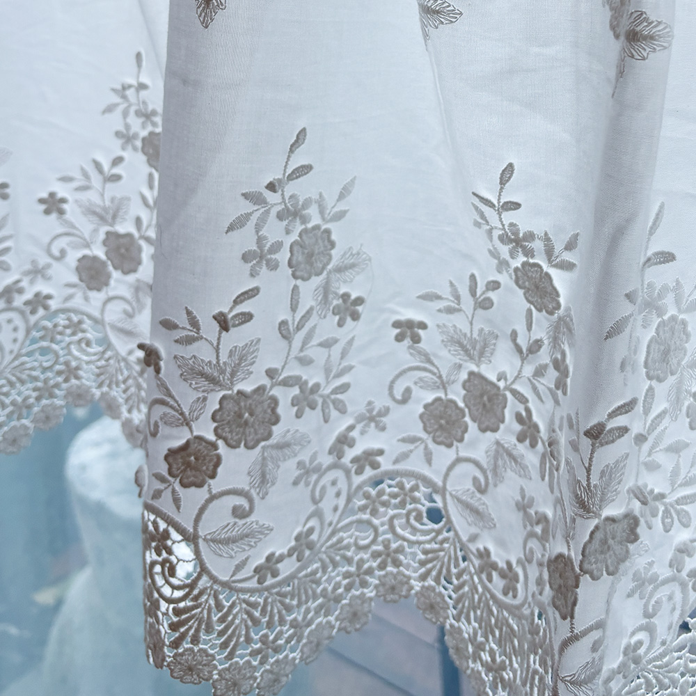 들꽃 면 가리개커튼 주방 바란스 커튼