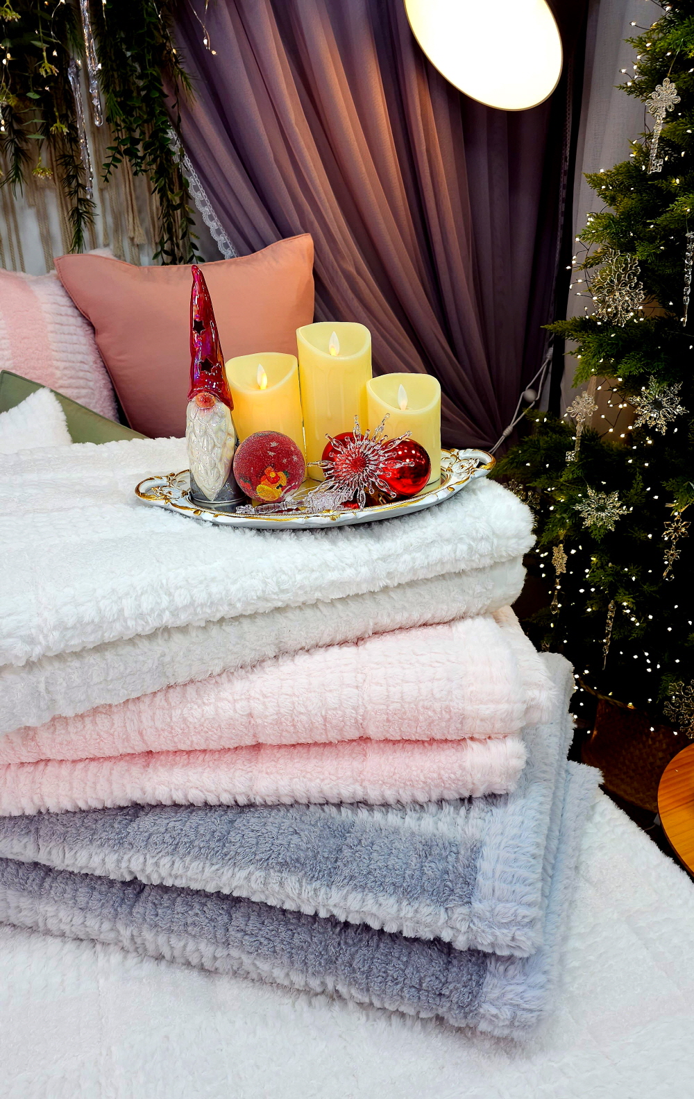 겨울 극세사침대패드 침대패드고정밴드