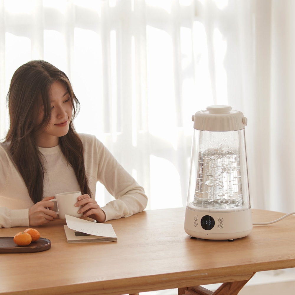 가열살균 가습기 가정용 유리스테인리스 3.5L 아기 신생아 유아 가열식가습기 MF-25W