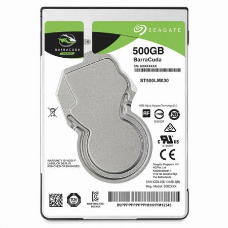 Seagate 500GB Barracuda ST500LM030 (SATA3/5400/128M/노트북용)
