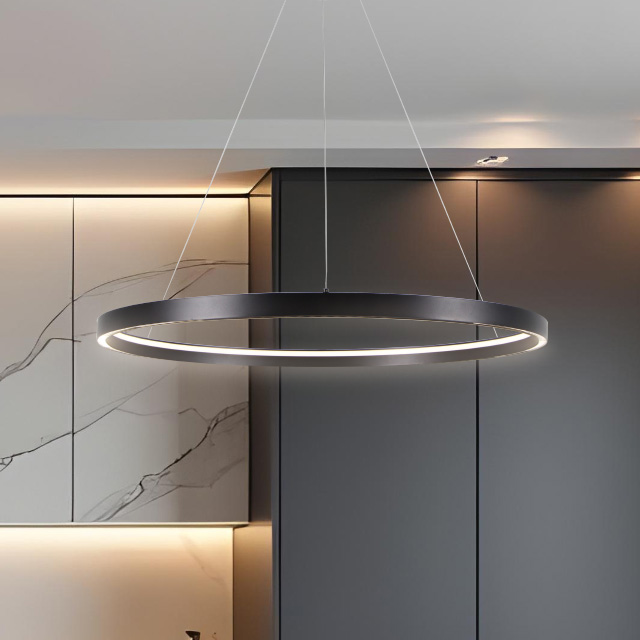더쎈 LED 노카 1등 원형 펜던트조명 50W 거실 카페 조명 - 상세 이미지 4