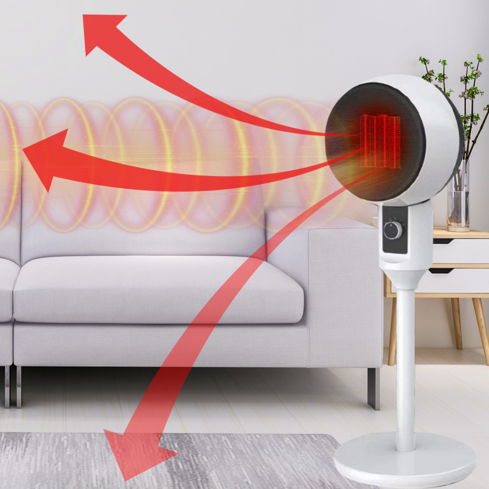 저전력 무소음 온풍기 사무실 가정용 팬히터 난방기 열풍기