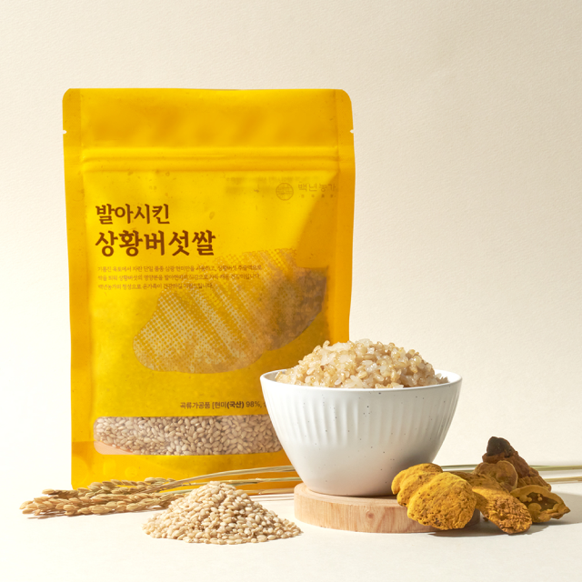 [선물세트] 백년농가 발아시킨 상황버섯쌀 선물세트 (400g x 4봉) - 상세 이미지 2