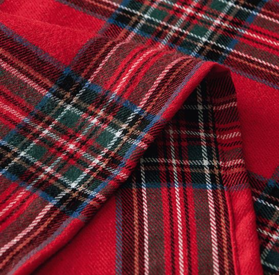 크리스마스 식탁보 테이블보 연말 홈파티 체크패턴