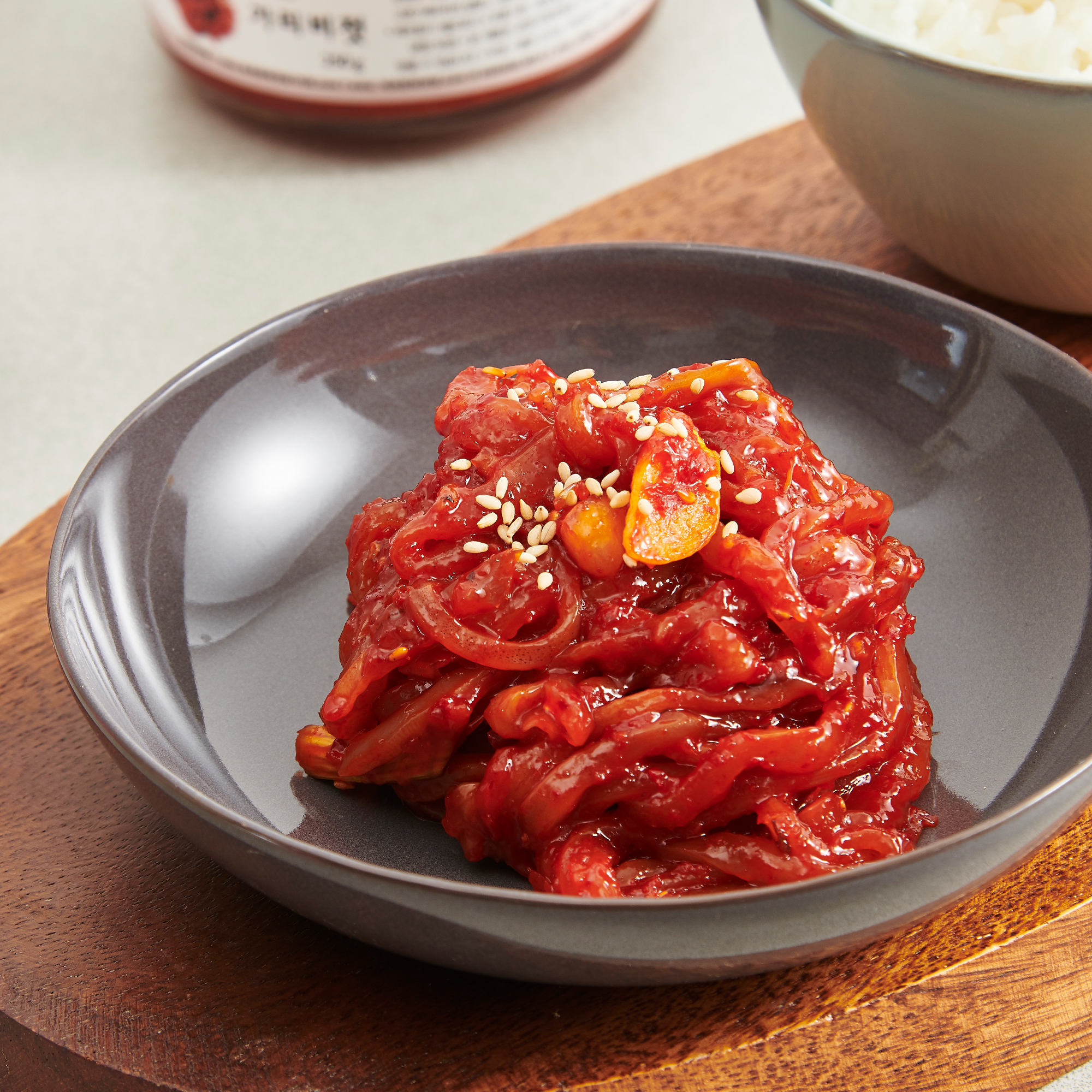 오징어젓갈 천하젓갈 최상급 오징어젓 저염 국산양념 첨가 속초중앙시장 300g, 1개 - 상세 이미지 4