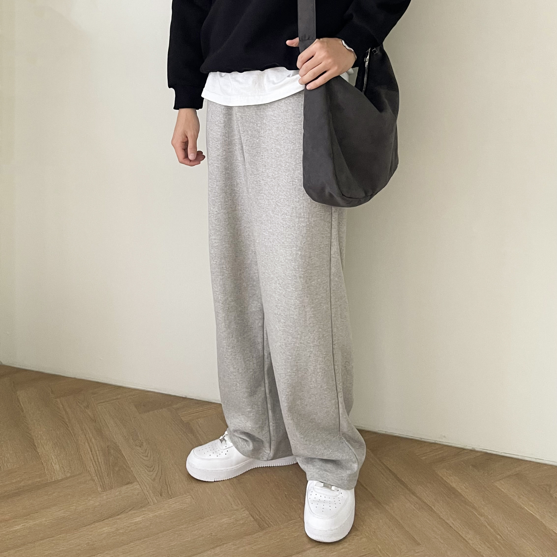 스웻팬츠 스웨트와이드팬츠 - 상품 이미지