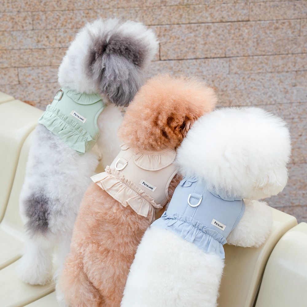 강아지 하네스 옷 소형견 루나프릴 리드줄세트