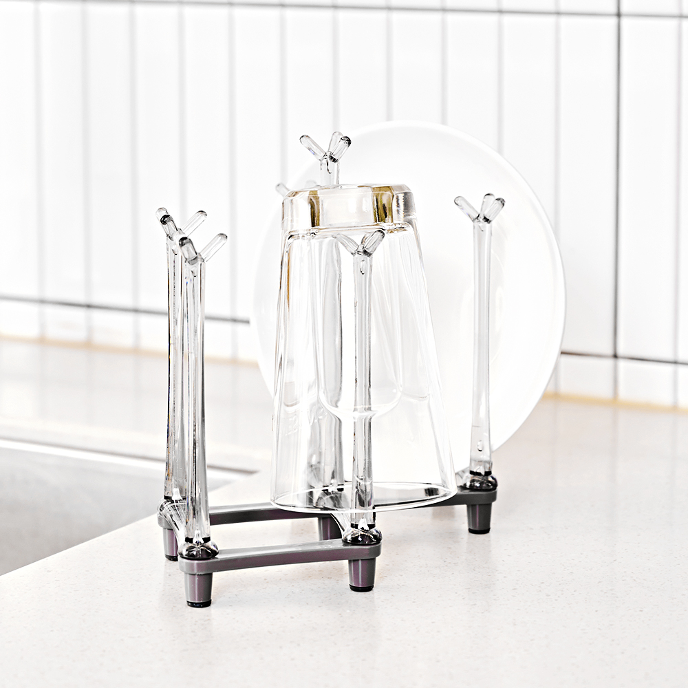 유즈베러띵 접이식 대각선 미니 컵 텀블러 건조대