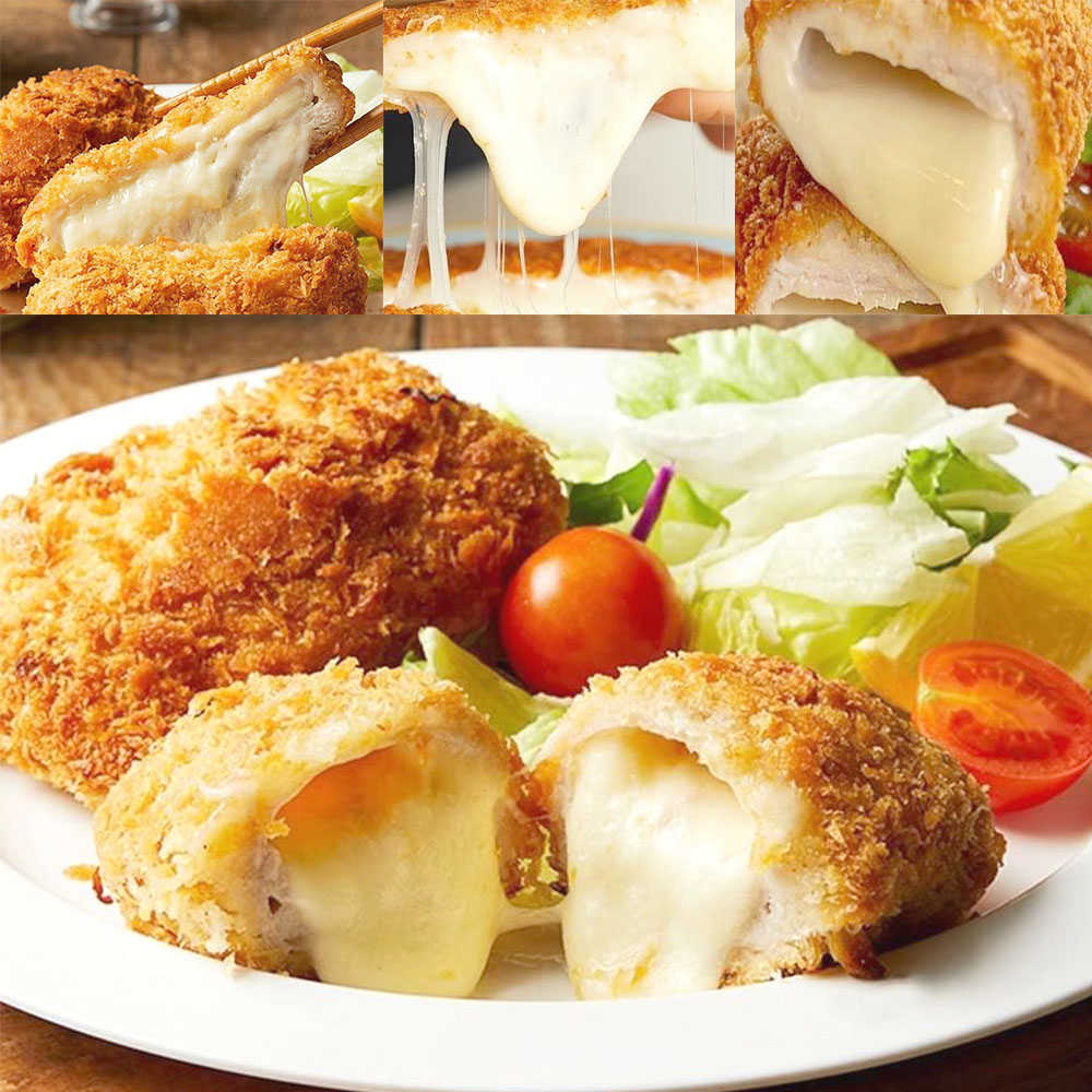 수제 치즈 돈까스 바삭하고 촉촉한 식사대용 두툼한 생등심