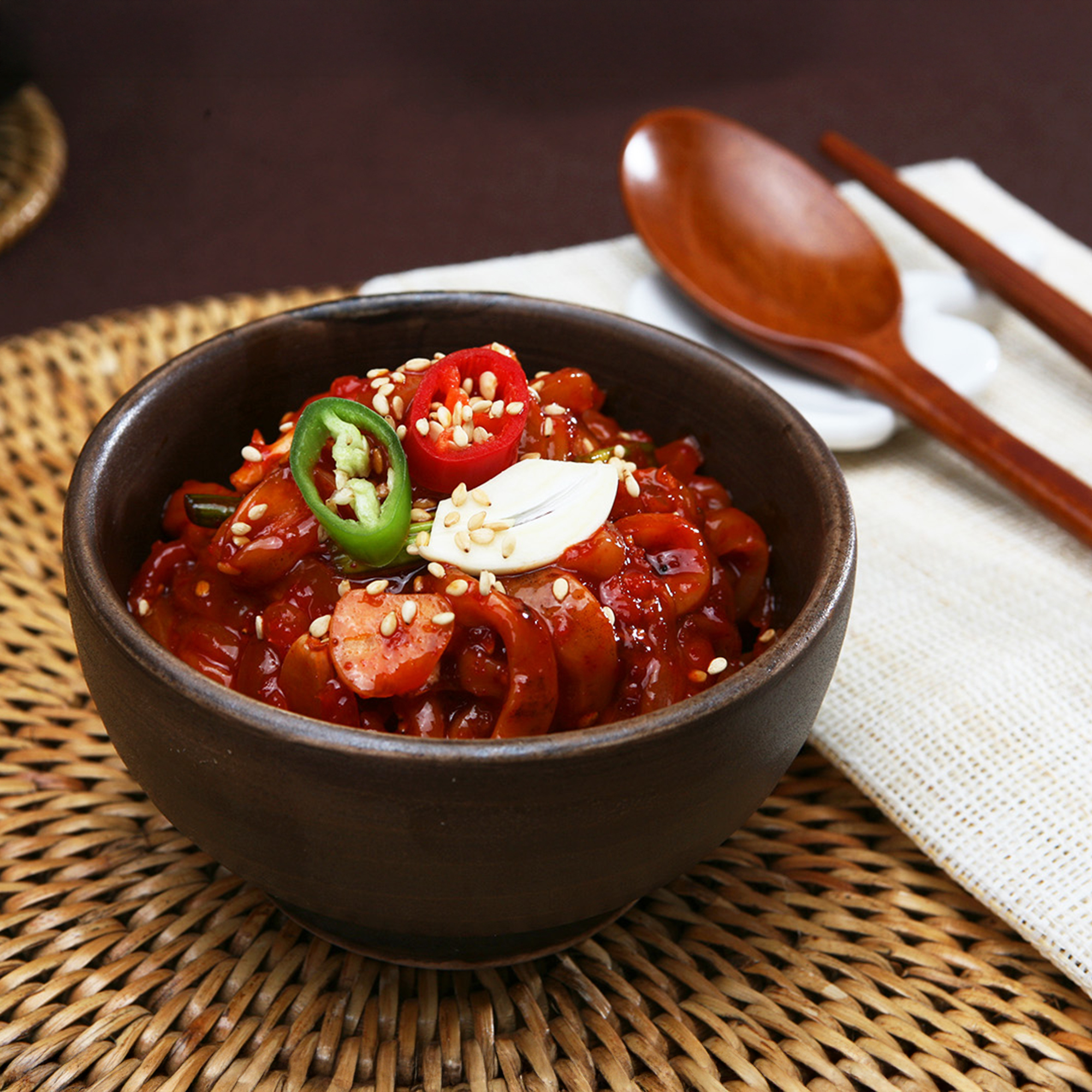 오징어젓갈 천하젓갈 오징어젓 저염 속초중앙시장 1kg, 500g 실속형