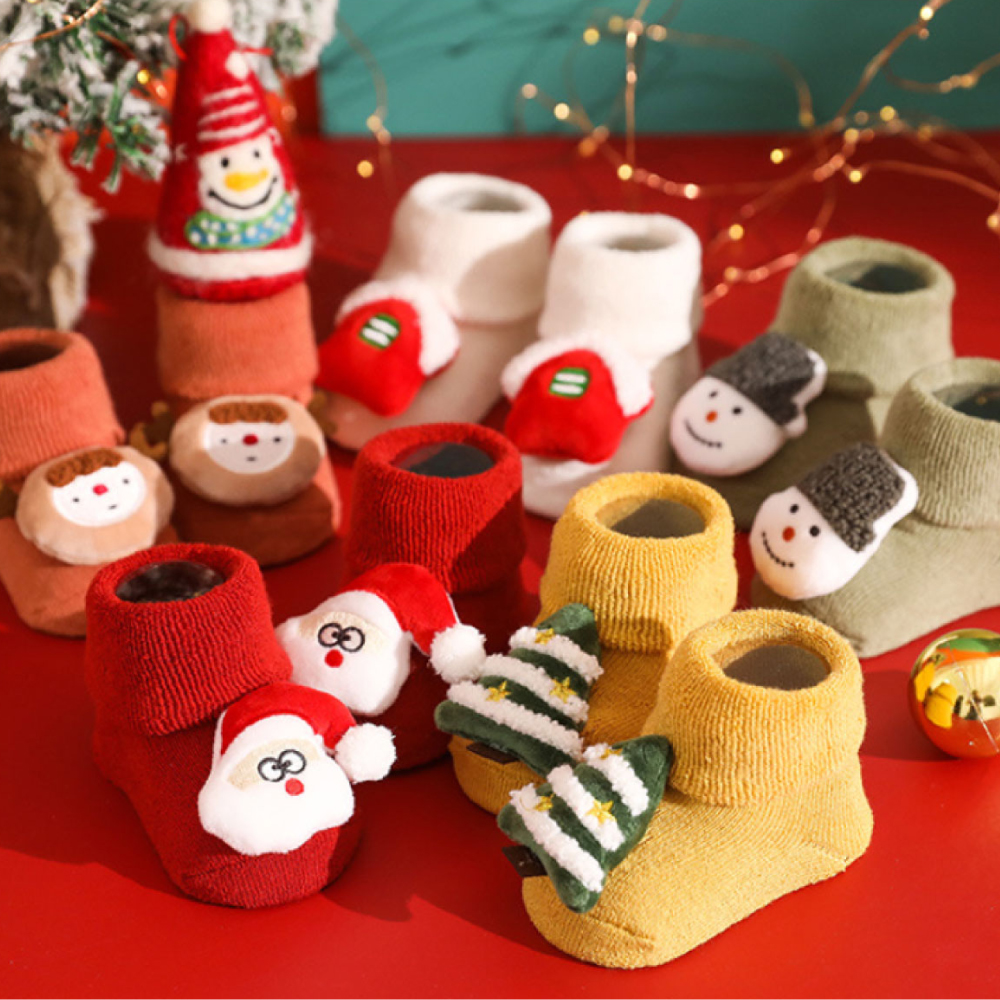 크리스마스양말 아기 산타옷 신생아 크리스마스 옷 아기롬퍼 6개월 돌 50일 백일 바디수트 선물 유아