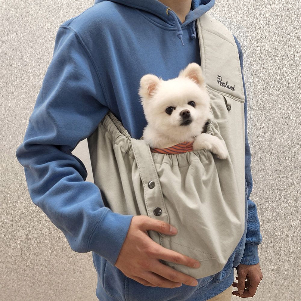 강아지 포대기 슬링백 앞포대기 애견 러브썸L 이미지 8