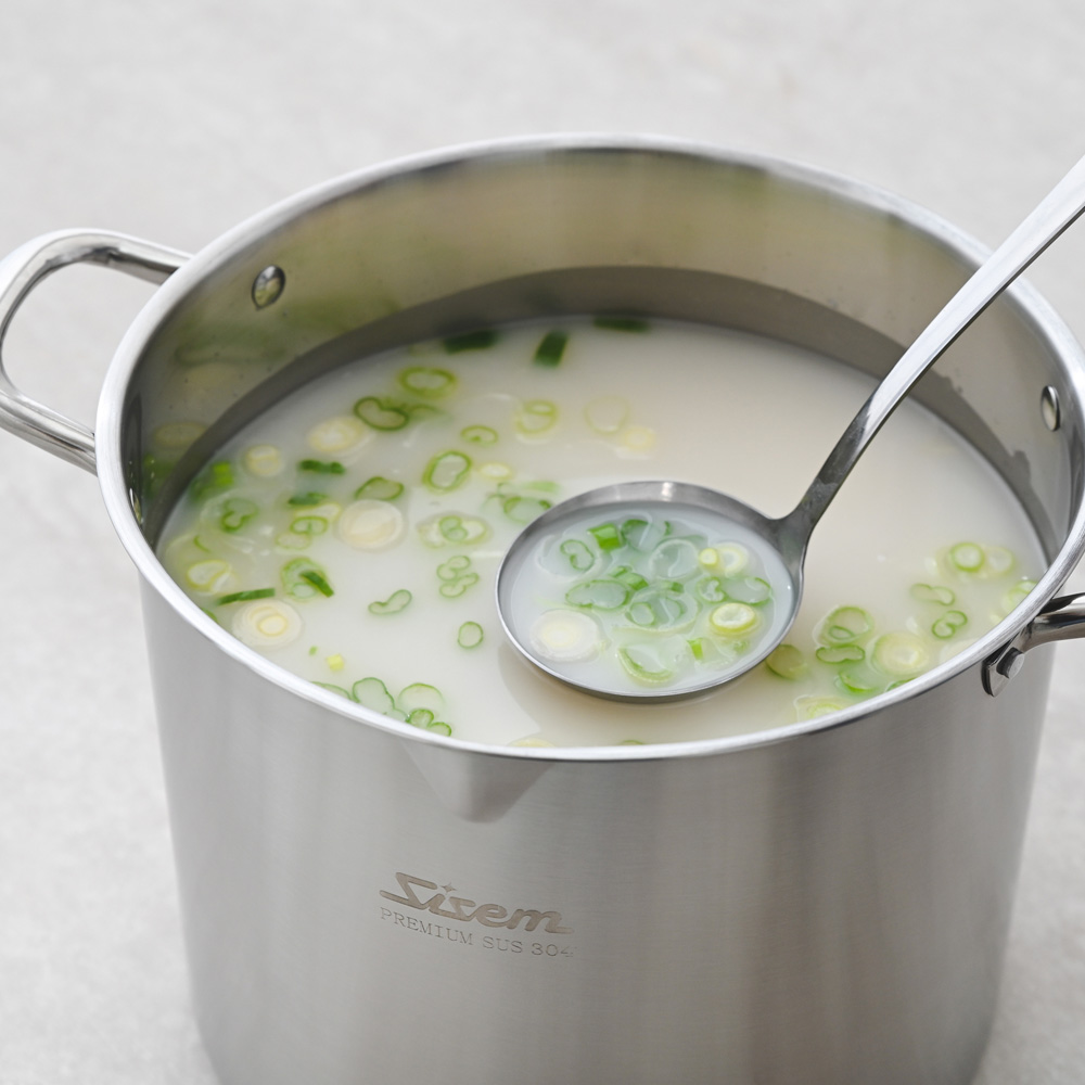 시샘 프리미엄 304 스텐 인덕션 대용량 깊은 곰솥 들통 사골 삼계탕 냄비 24cm 9L