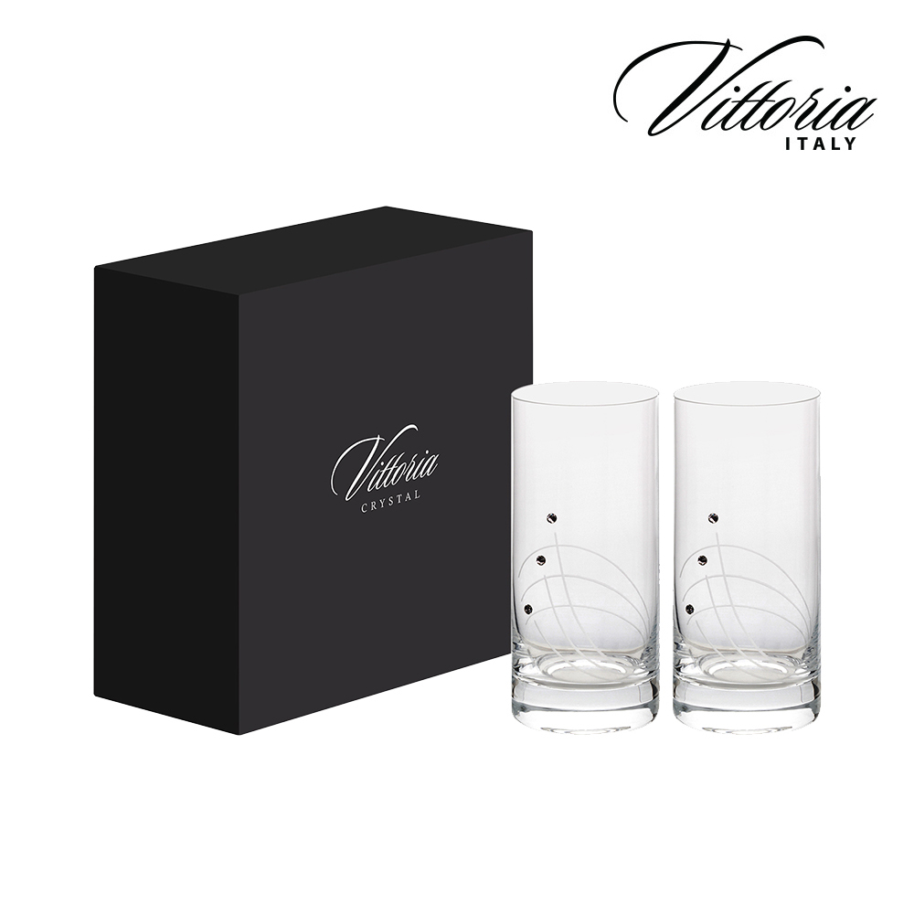 비토리아 크리스탈 유리잔 물컵 / 하이볼 250ml 2P - 상품 이미지