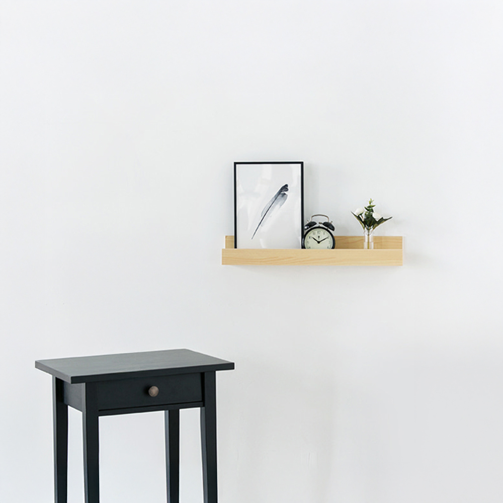 TUNEL 벽선반 55x9x9 550x90x90mm, 1단, 버치 3228.0704 - 상세 이미지 3
