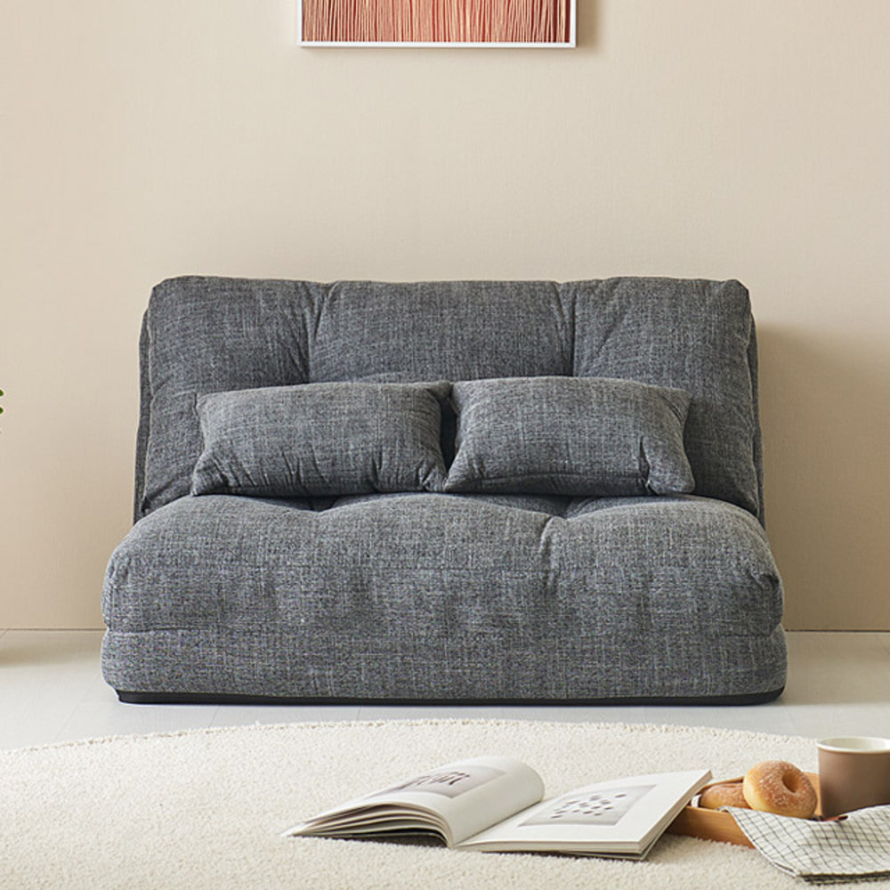 까사홈 벨라 좌식 리클라이너 소파베드