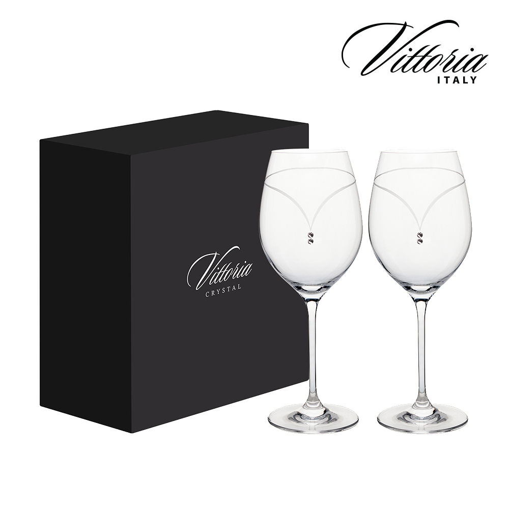 비토리아 크리스탈 와인잔 선물 / 로망스 레드와인 470ml 2P - 상품 이미지