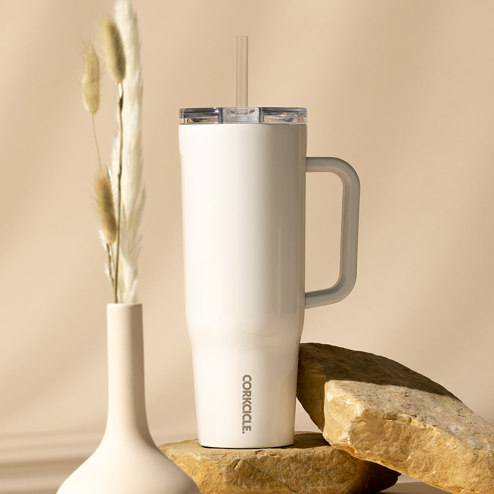 콕시클 크루저 40oz 스텐 보냉 텀블러 대용량 손잡이 빨대 1180ml, 페리윙클 - 상세 이미지 4