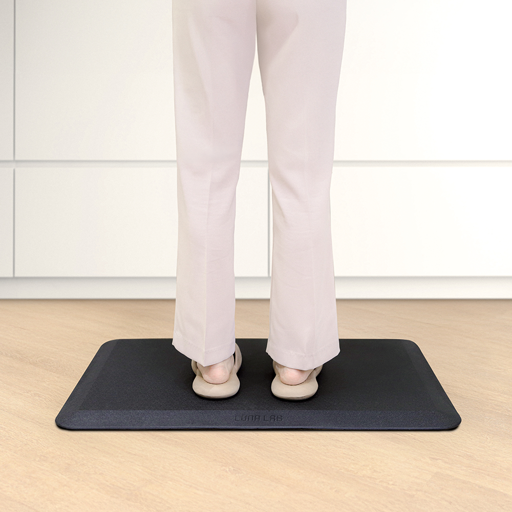 루나랩 책상 발매트 주방 욕실 스탠딩 싱크대 매트 블랙
