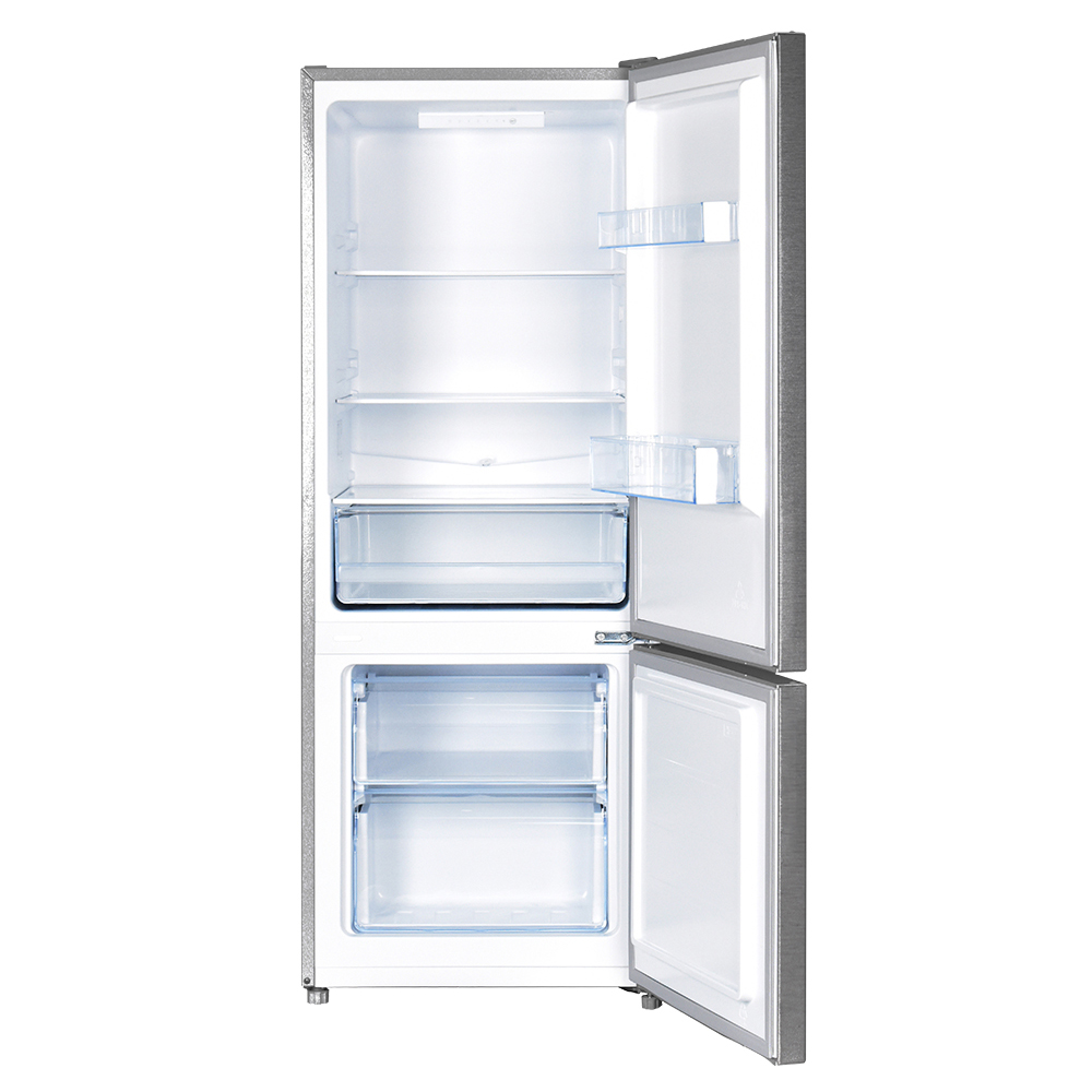 더함 소형 냉장고 원룸 사무실 모텔 신혼 냉장고 상냉장 하냉동 미니 실버 냉장고 205L