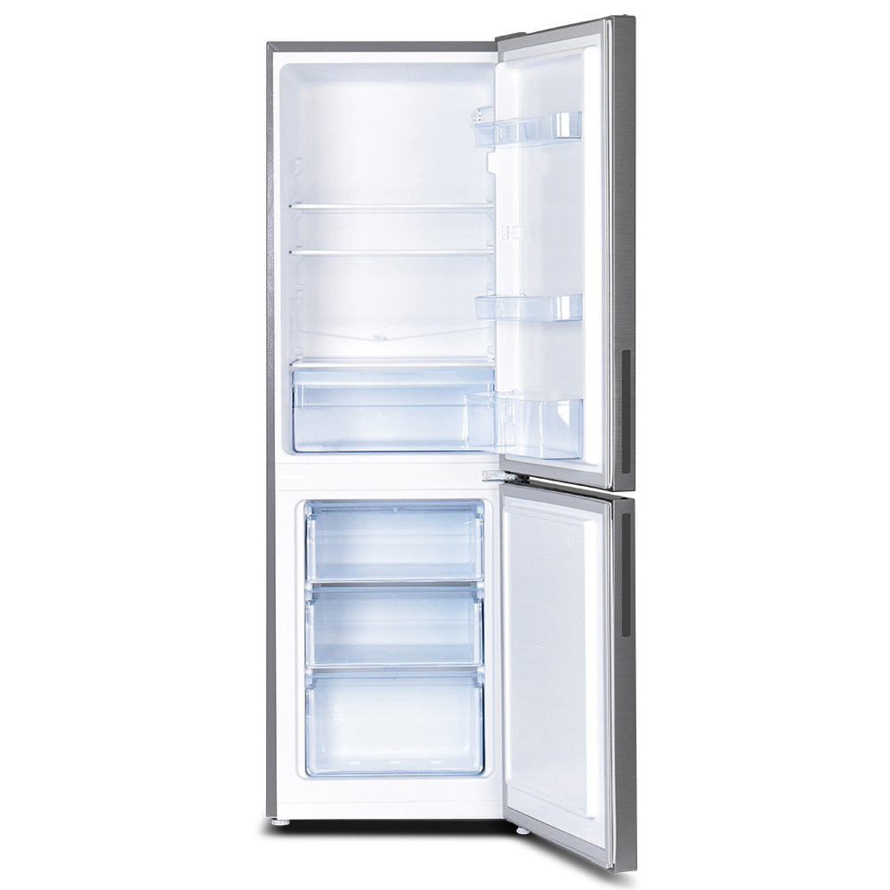 더함 소형 냉장고 원룸 사무실 신혼 냉장고 상냉장 하냉동 미니 실버 냉장고 157L