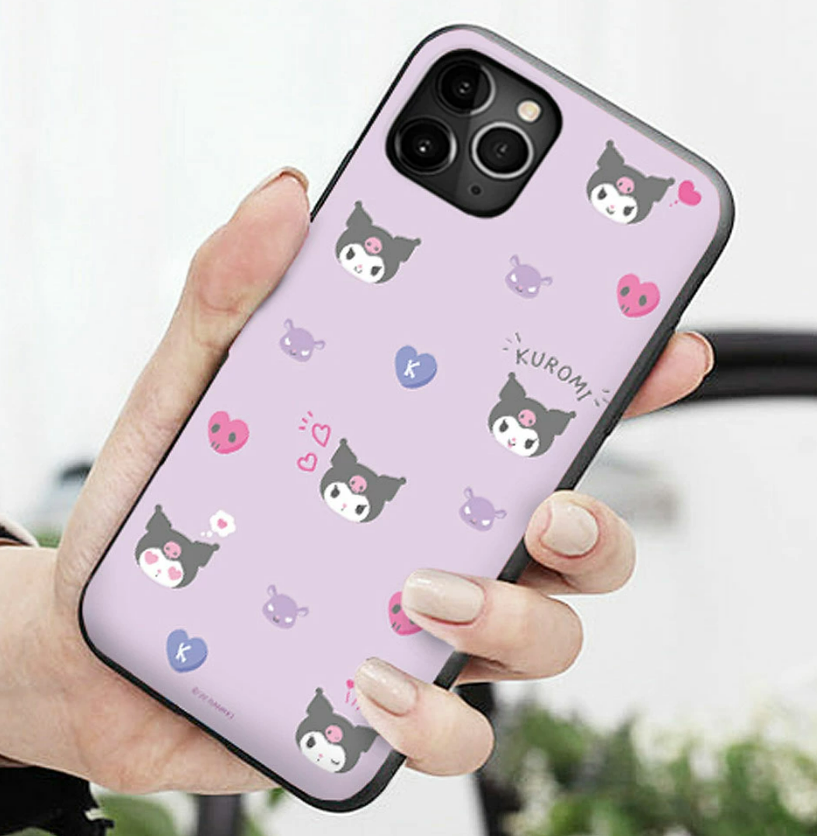산리오 SANRIO 아이폰 케이스 캐릭터 카드 수납 범퍼 케이스 핸드폰 13 14 15 16 미니 프로 맥스 플러스 - 상세 이미지 4