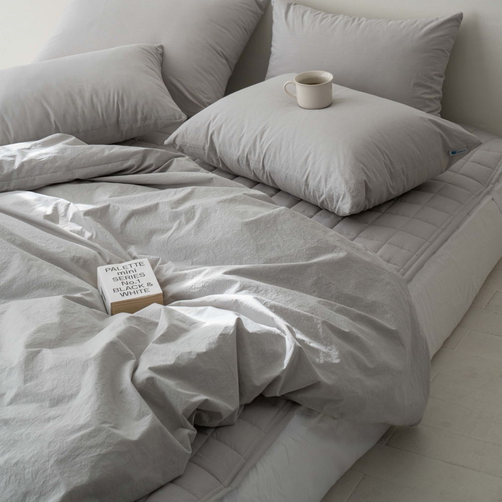 60수 순면 무봉제 호텔 침구세트 호텔식 차렵 침대 사계절 이불세트 침구류 신혼 이불 퀸