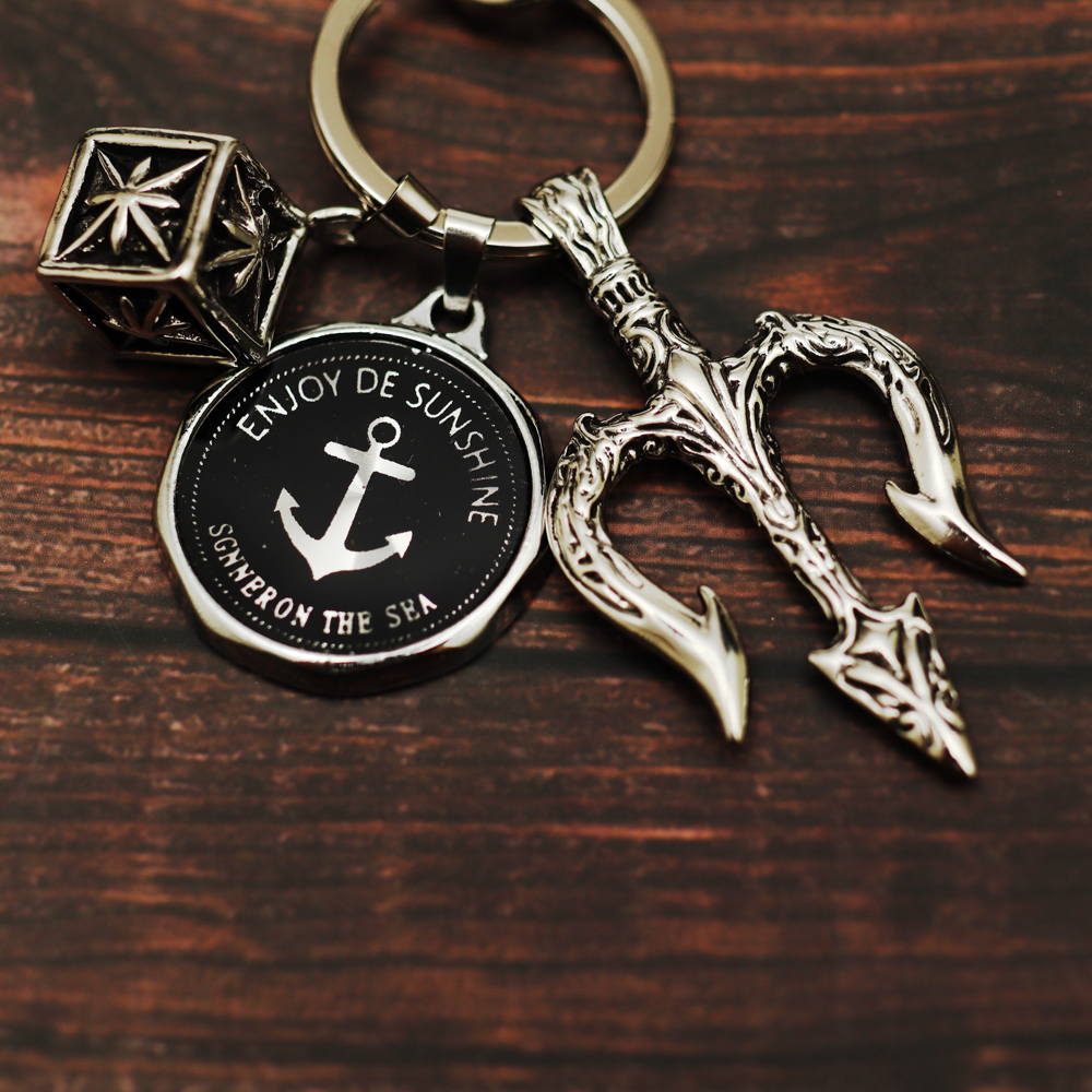 포르타키링 삼지창+앵커+큐브 바지 키링/가방키링 - 상세 이미지 3
