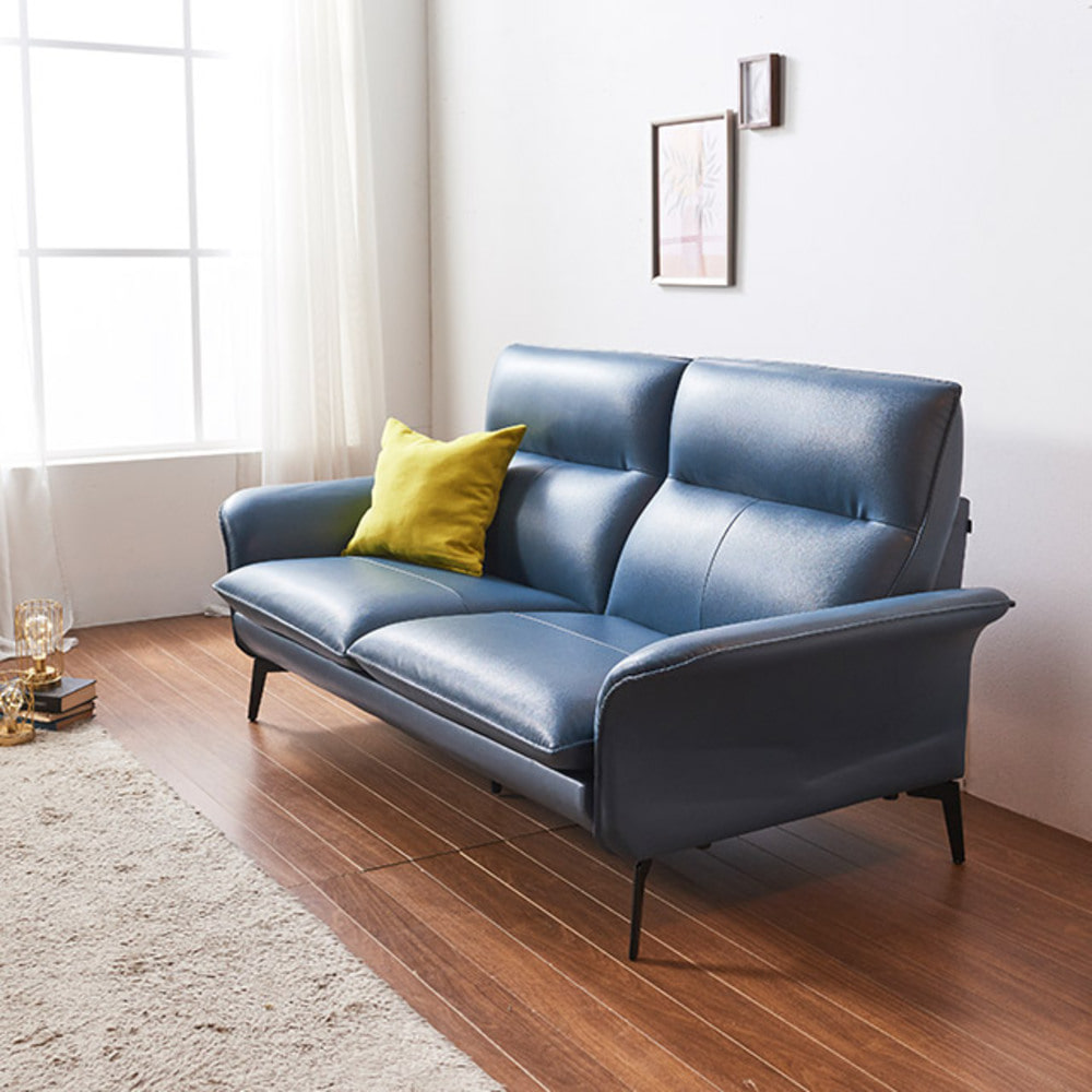 까사홈 베니 에어레더 2인용 소파