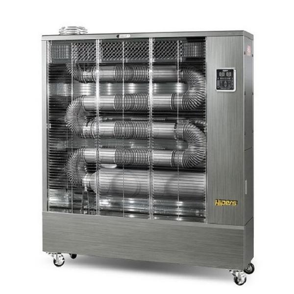 대형전기돈풍기 등유난방기 주름관 곱창 원적외선히터 100평형 - 상세 이미지 2