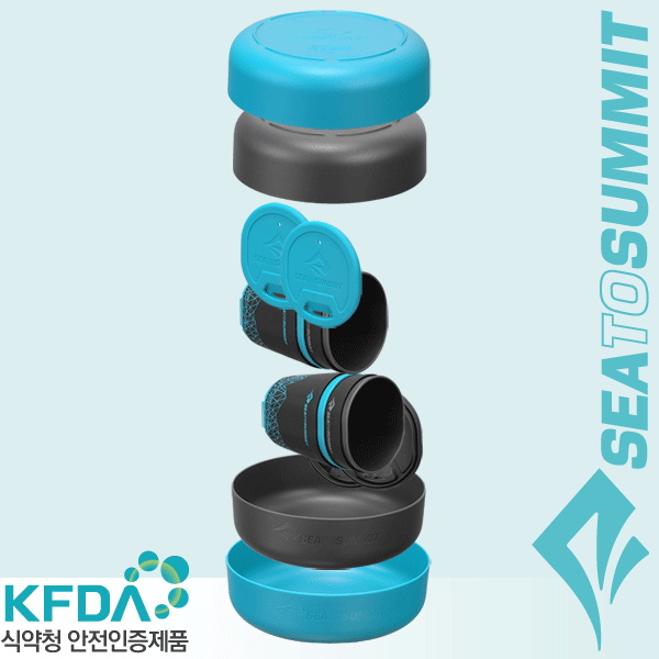 씨투써밋 델타라이트 캠프 세트 4.4 캠핑 4인용 접시 코펠 백패킹 경량