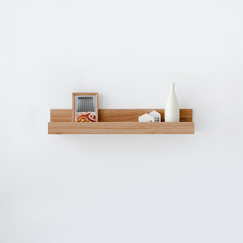 TUNEL 벽선반 55x9x9 550x90x90mm, 1단, 라이트브라운 8917.9043 - 상품 이미지