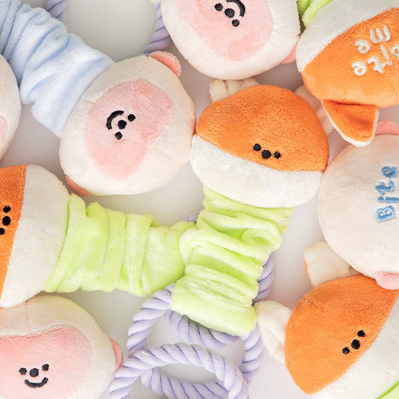 강아지 터그놀이 장난감 삑삑이 쭉쭉이 이갈이 터그 반려견 로프 애견 치발기