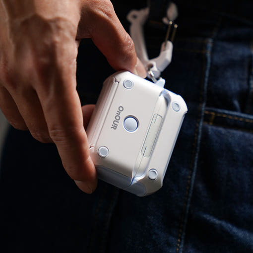 온아워 에어팟 프로2 케이스 2세대 분실방지 락 범퍼 맥세이프 케이스 잠금장치 이미지