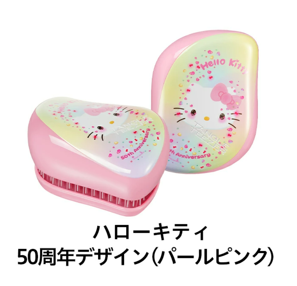 산리오 SANRIO 헤어브러쉬 탱글 티저 컴팩트 스타일러 미니 휴대용 캐릭터 머리빗 헬로키티 쿠로미 시나모롤 L653850 - 상세 이미지 2