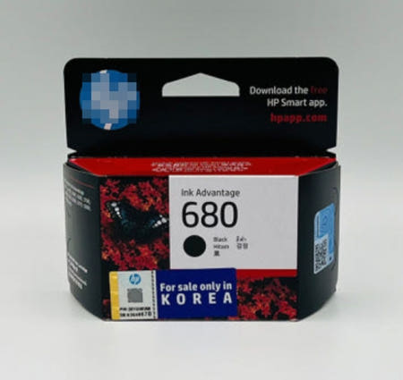 HP (HP) No.680 F6V27AA 검정 정품잉크