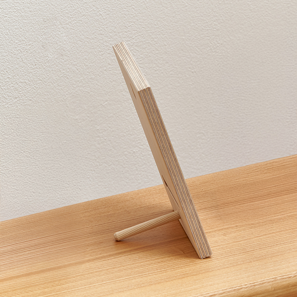 웨딩 결혼 가족 액자 자작나무 [탁상용] 12x12 cm - 상세 이미지 4