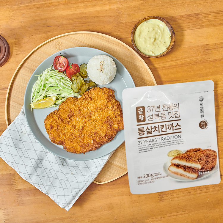 금왕 통살치킨까스 200g x 3세트 (비법타르타르소스 60gx3봉) - 상세 이미지 4
