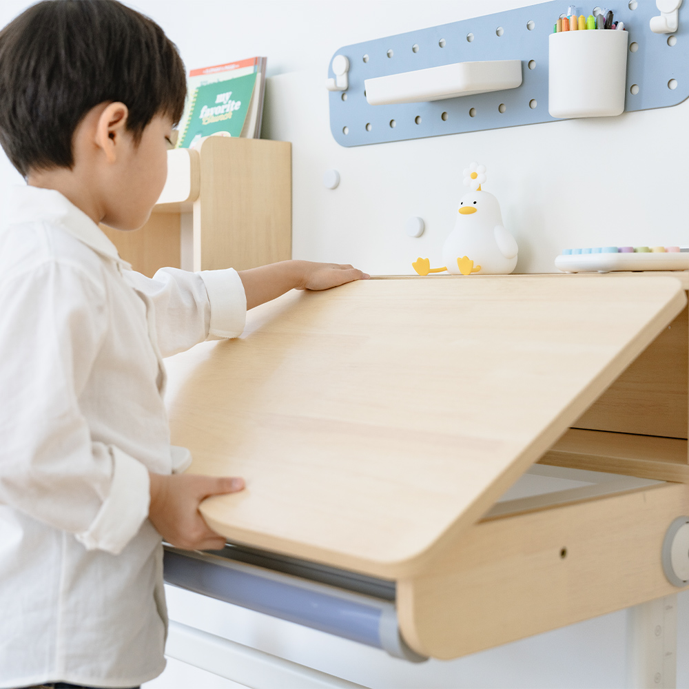플레스타 높이각도조절 초등학생 어린이 책상 PL1200