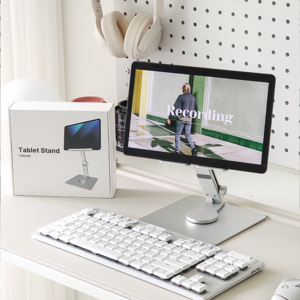 슬로 아이패드 태블릿 거치대 휴대용 갤럭시탭 테블릿 책상 스탠드 필기 받침대