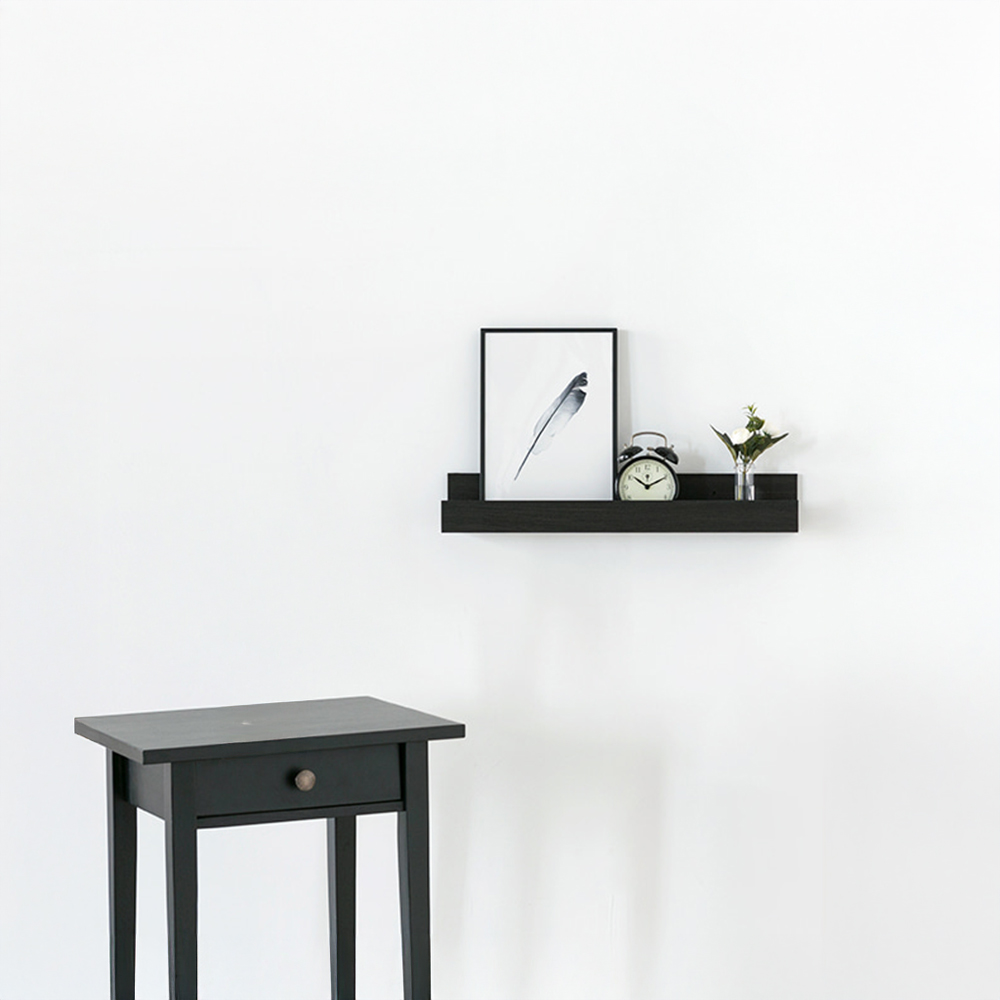 TUNEL 벽선반 55x9x9 550x90x90mm, 1단, 블랙브라운 5767.4001 - 상세 이미지 3