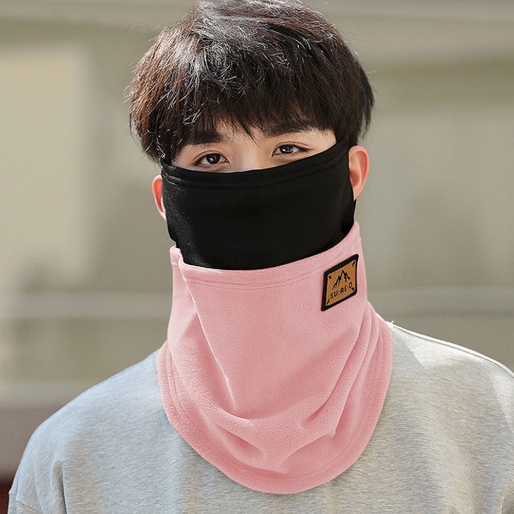 겨울 테니스 운동 기모 마스크 오픈형 이어홀 넥워머 플리스 방한용품 방한 복면 마스크 - 상세 이미지 2