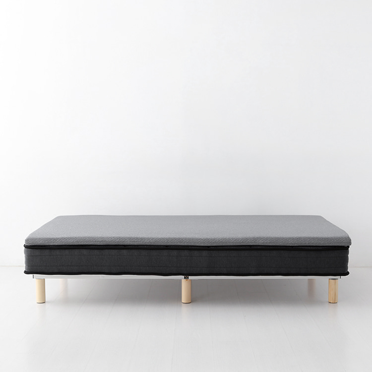 바닥토퍼 3단 접이식 매트 1인용 싱글 손님용 토퍼 수면매트 제로몽