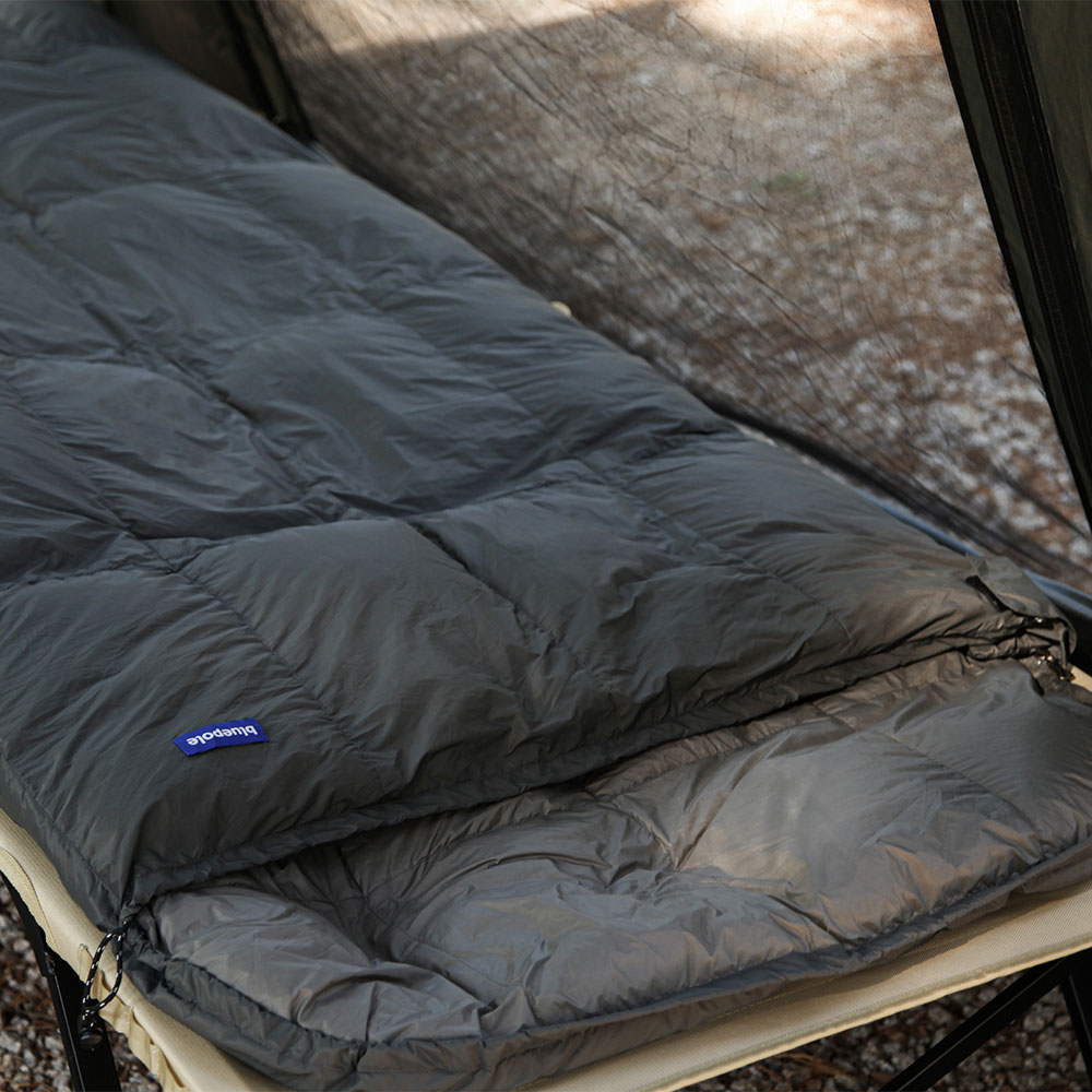 블루폴 타카로 덕다운 캠핑 침낭 프리미엄 오리털 충전재 이불 1230g, 브론즈